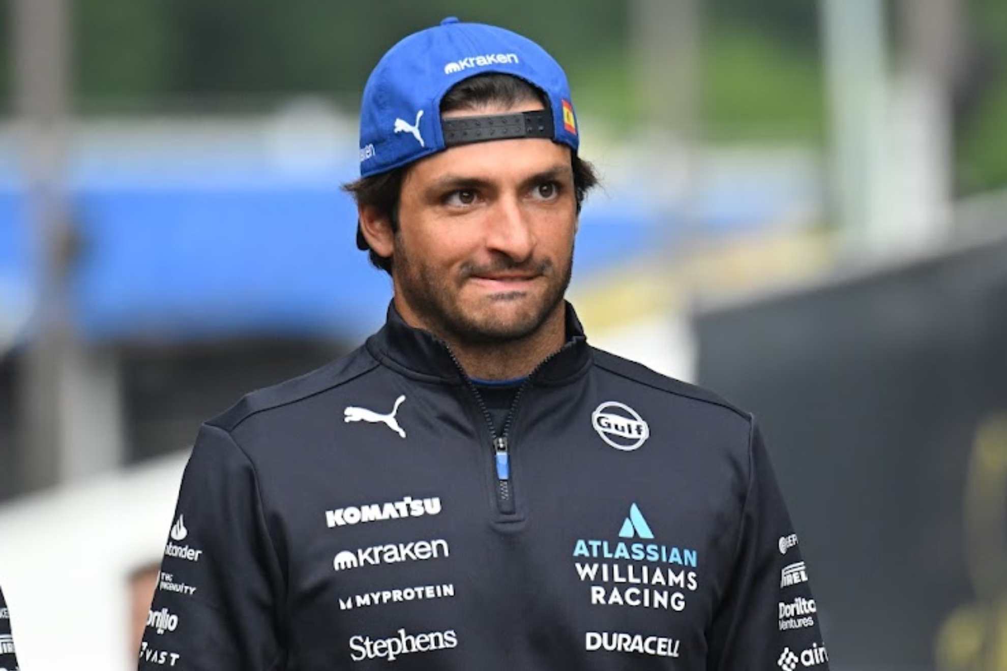 Carlos Sainz, en Spa este jueves.
