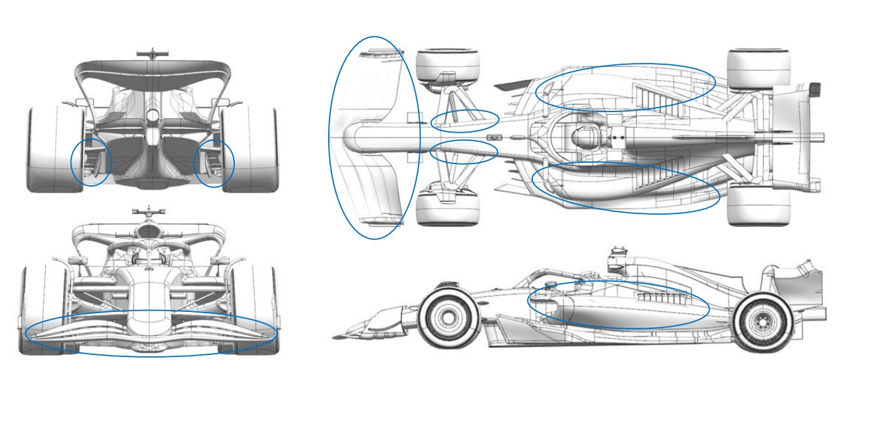Los cambios en el Red Bull para Spa.
