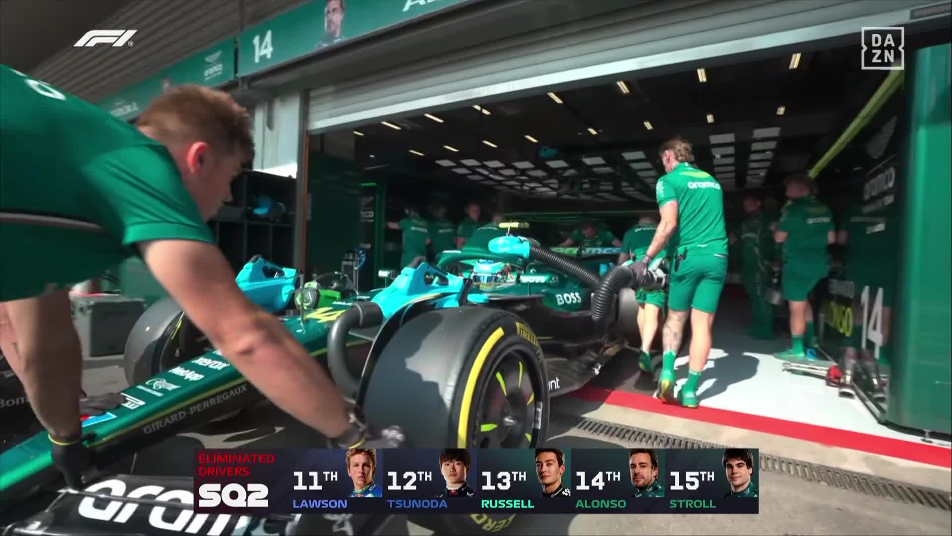 Alonso, eliminado.
