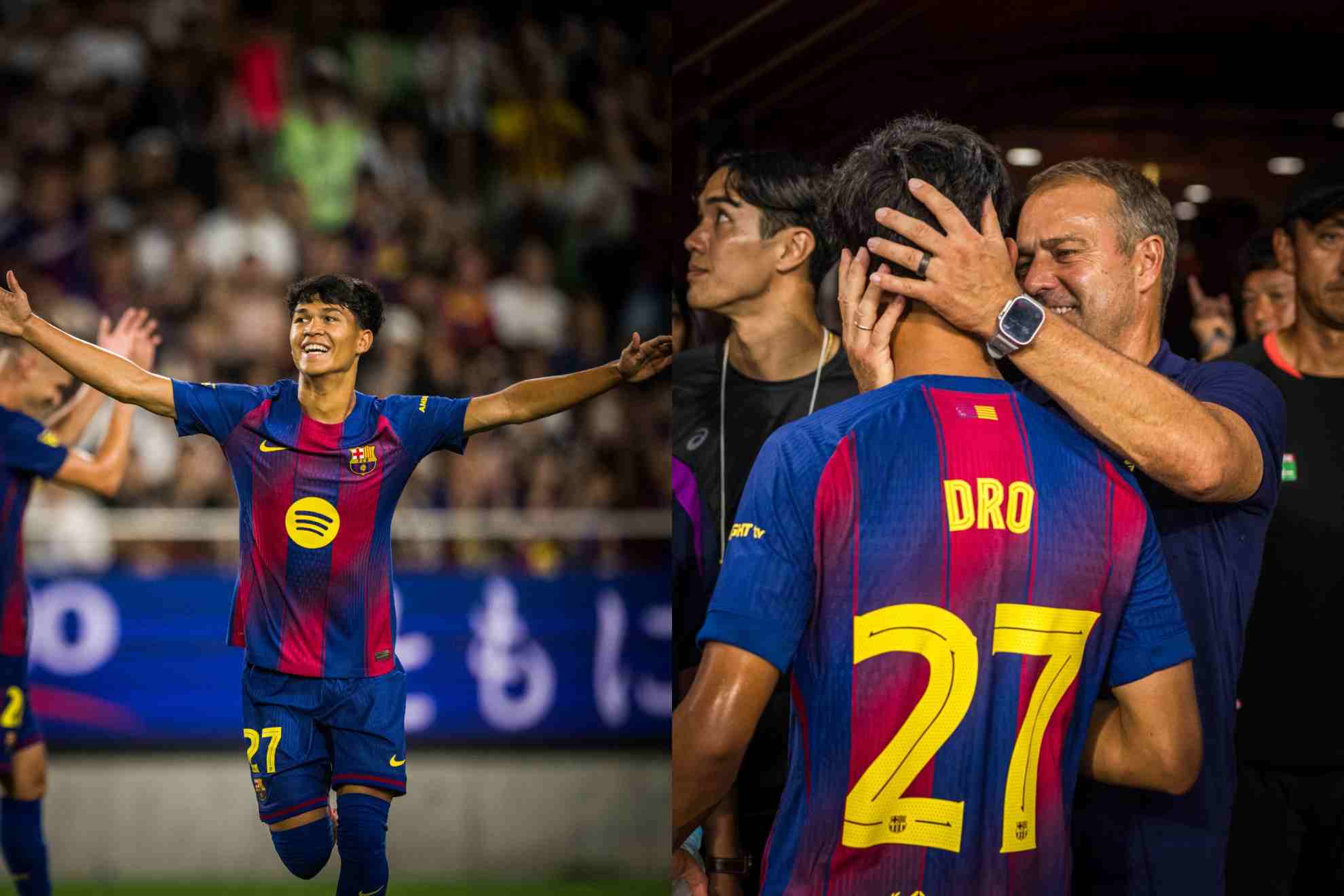 Apunten este nombre: Dro, el joven del Barça que tiene fascinado a Flick