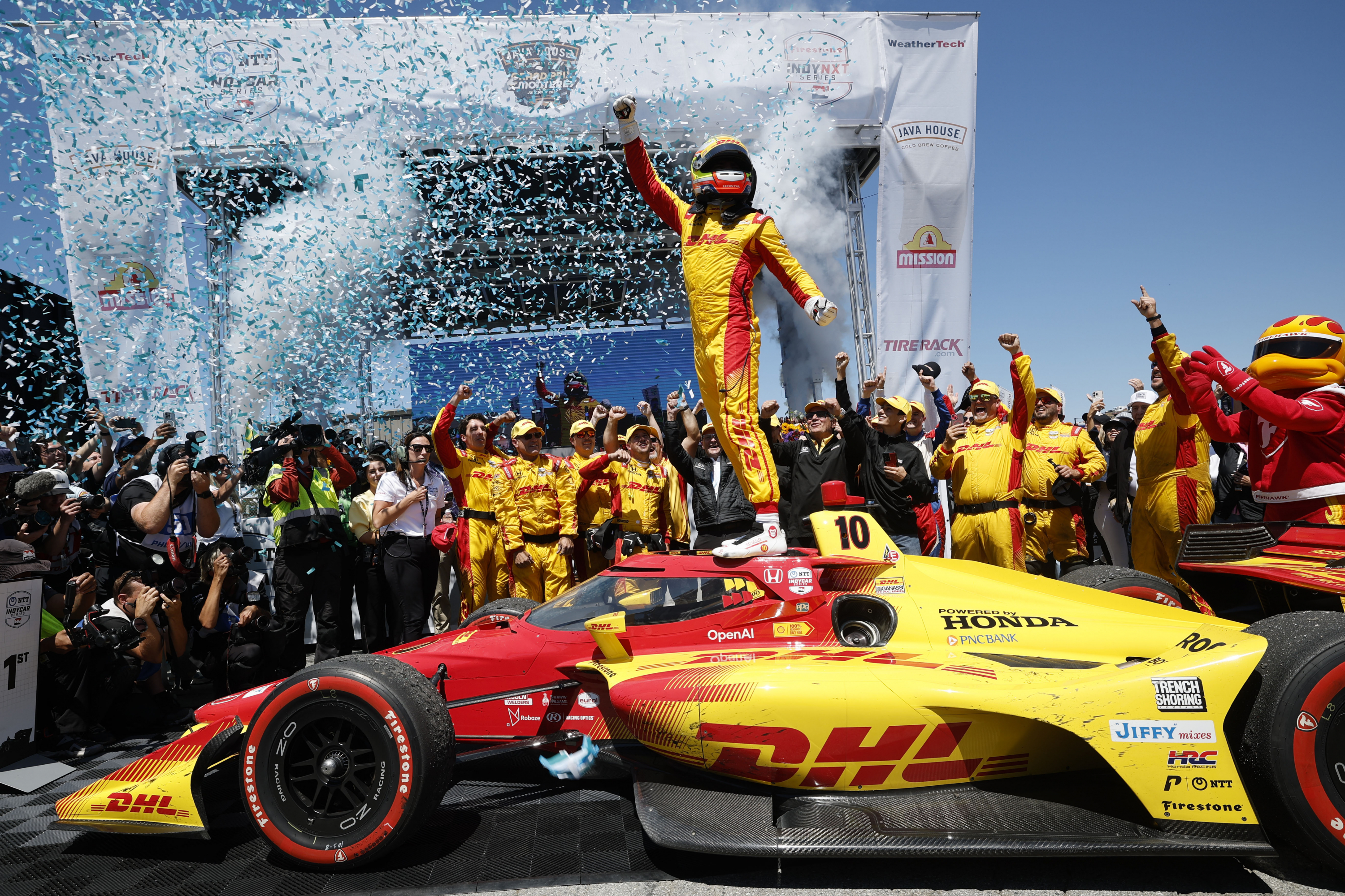 En Laguna Seca Álex Palou sumó la octava victoria del año.