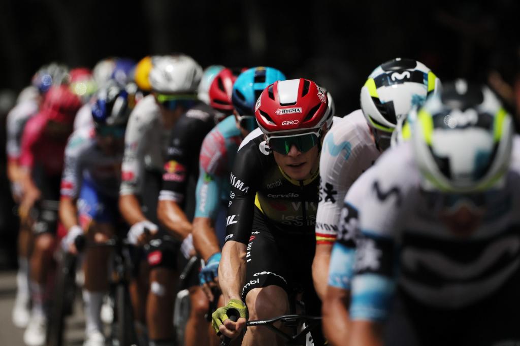 Jonas Vingegaard en la 20º etapa del Tour. EFE/EPA/CHRISTOPHE PETIT TESSON