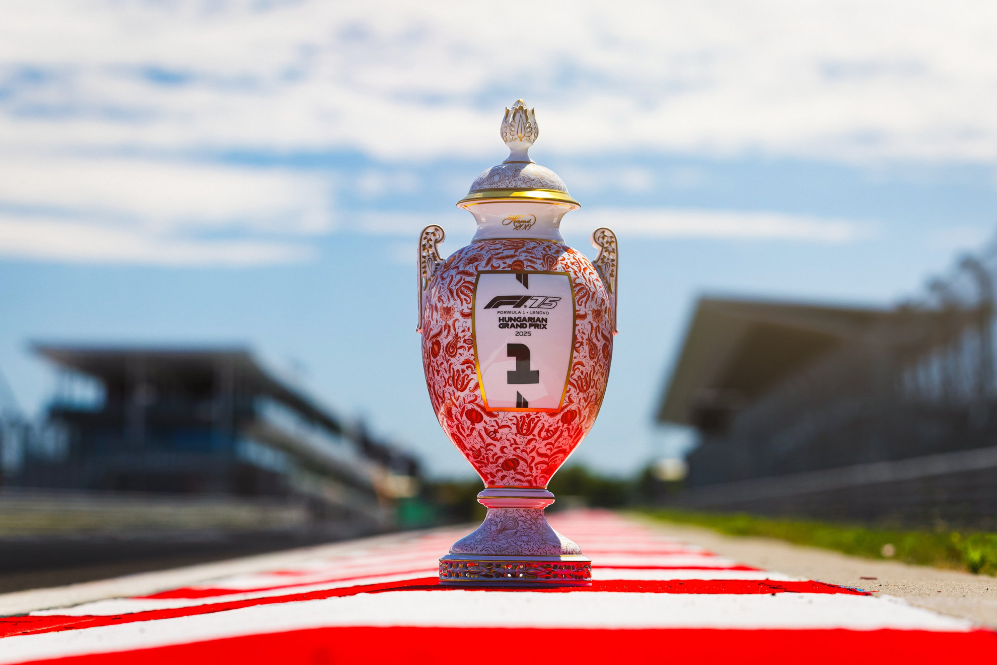 Trofeo del GP de Hungría.