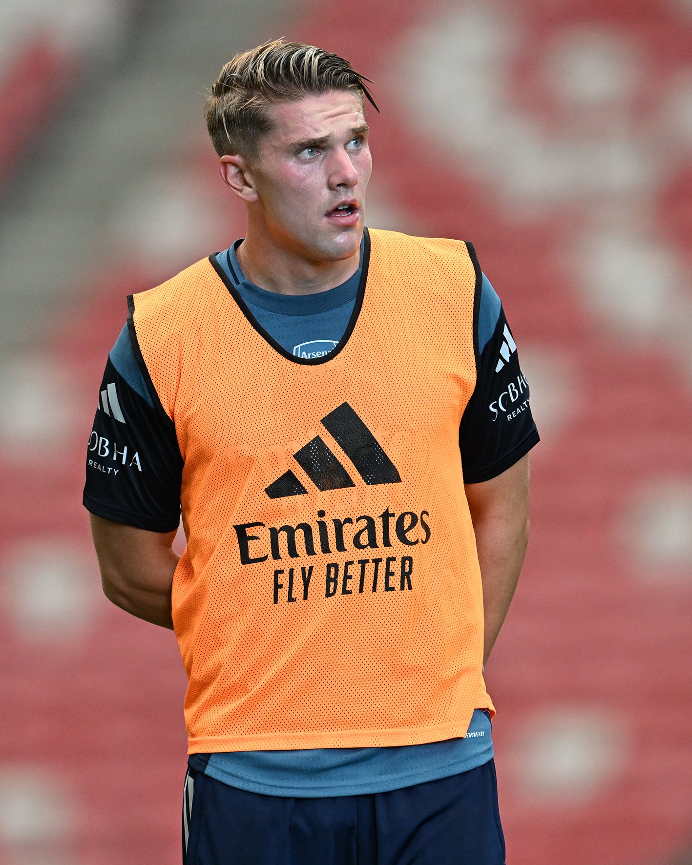 Gyokeres en su primer entrenamiento con el Arsenal
