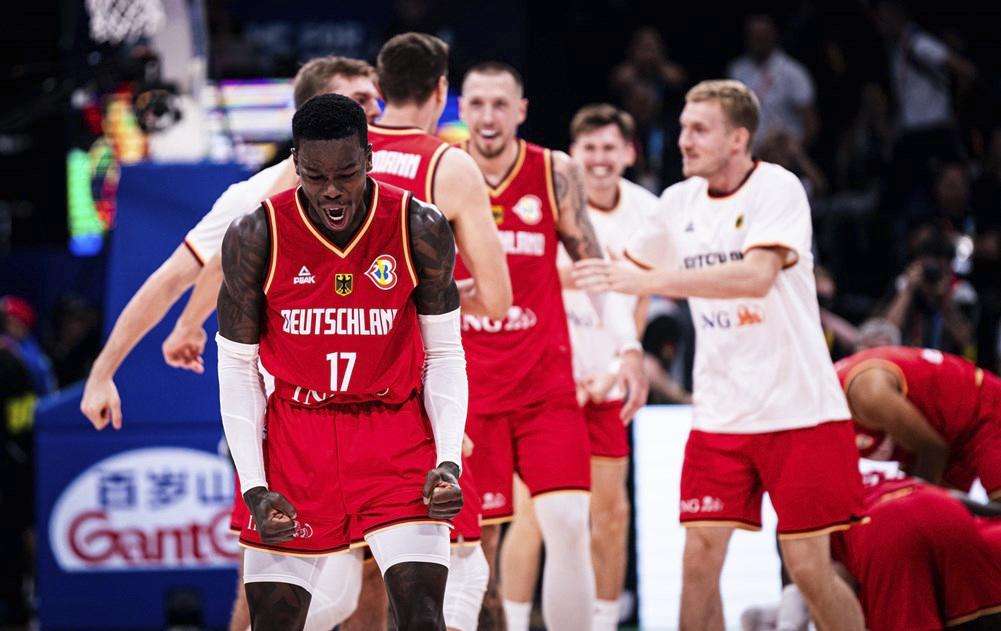 Dennis Schroder, jugador de la selección de Alemania.