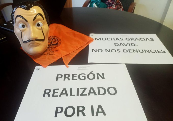 Los mensajes de El Rasillo de Cameros tras el pregón con la voz de Broncano clonada por la IA.