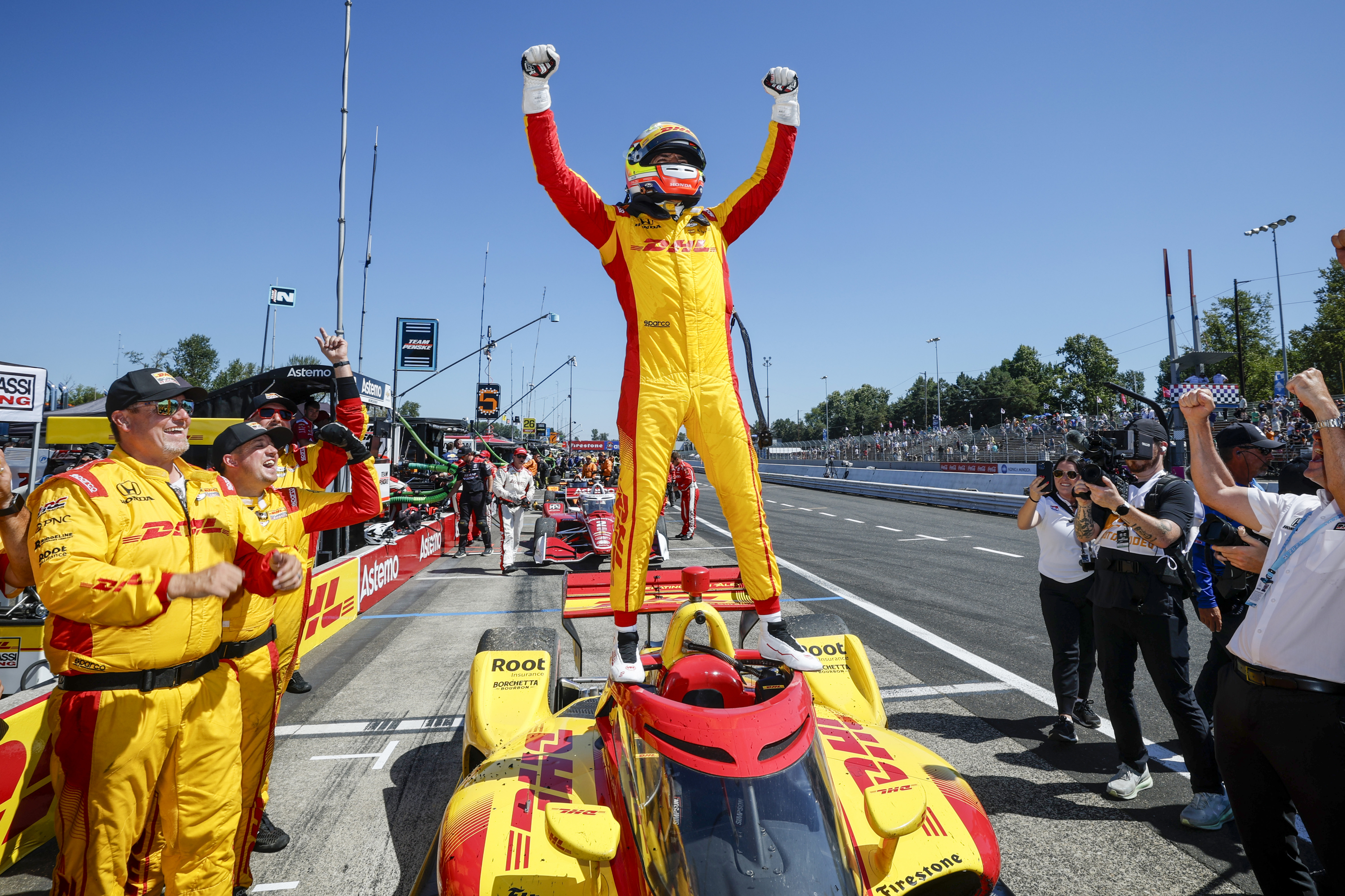 Palou no ganó en Portland, pero realizó una gran carrera y luchó hasta el último metro