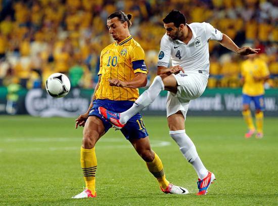 Ibrahimovic y Rami.