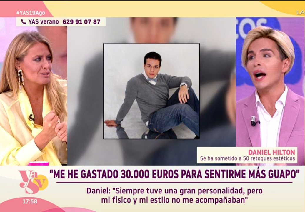 Daniel Hilton en el programa 'Y ahora Sonsoles'