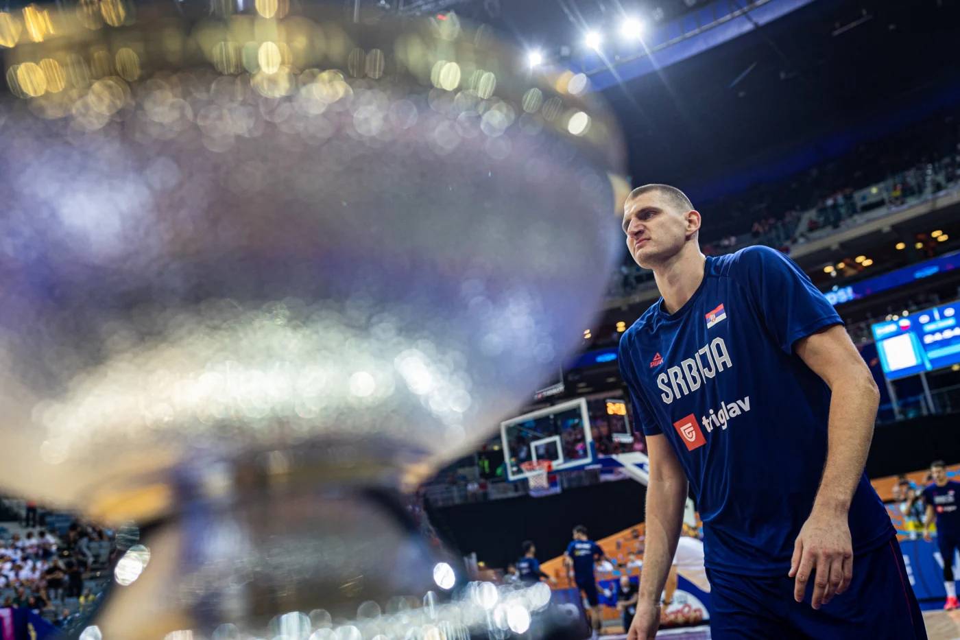 Nikola Jokic, estrella de Serbia.