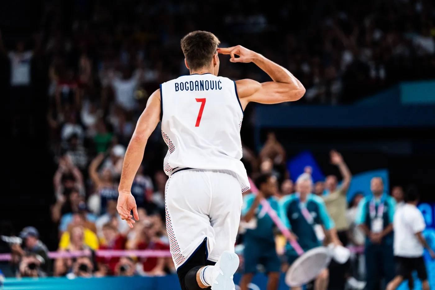 Bogdan Bogdanovic, una de las estrellas de la selección de Serbia.