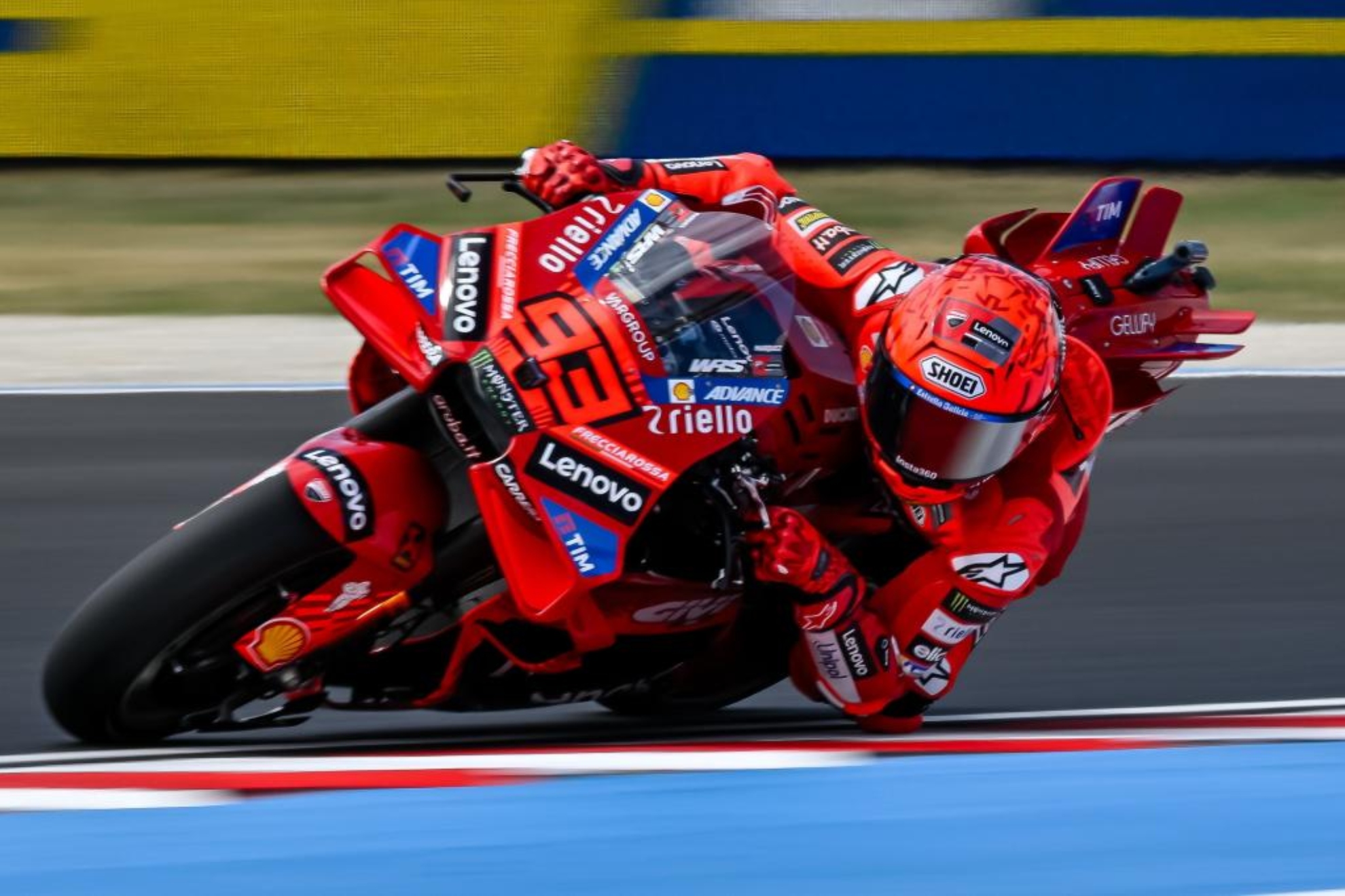Marc Márquez, en Balaton Park.