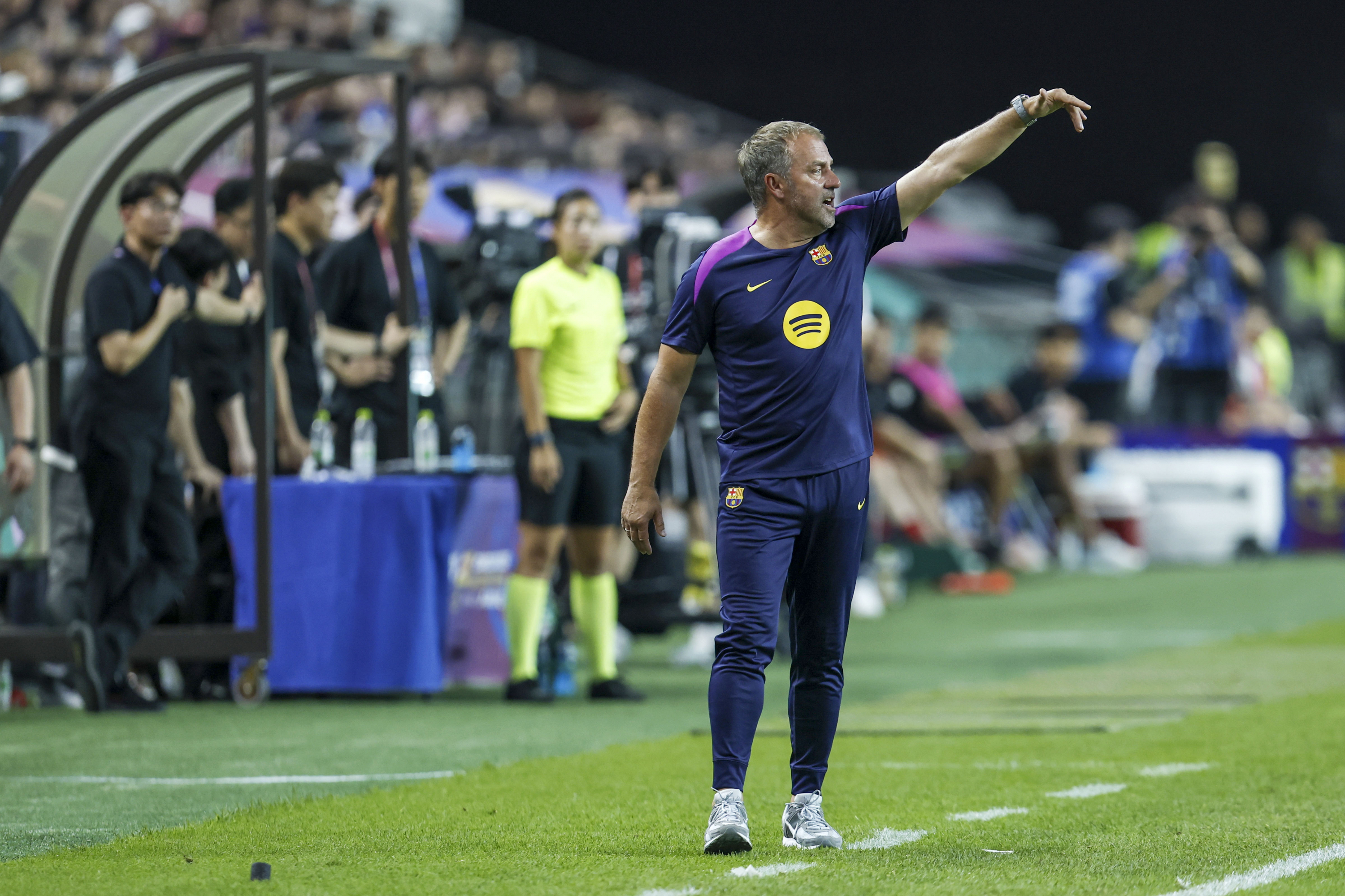 Hansi Flick, Barcelona coach.