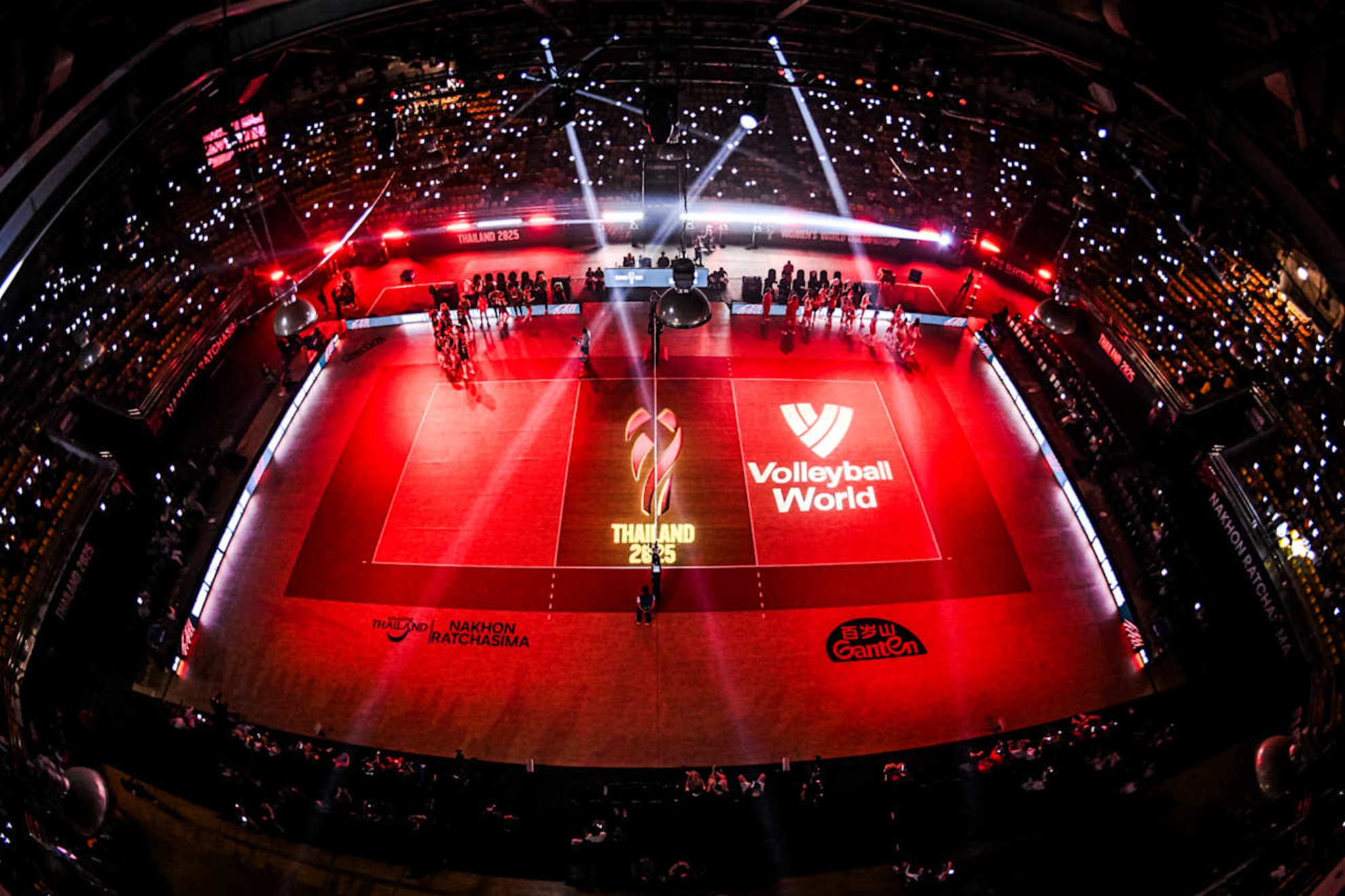 Image of the pavilion in which Spain was going to get its first victory