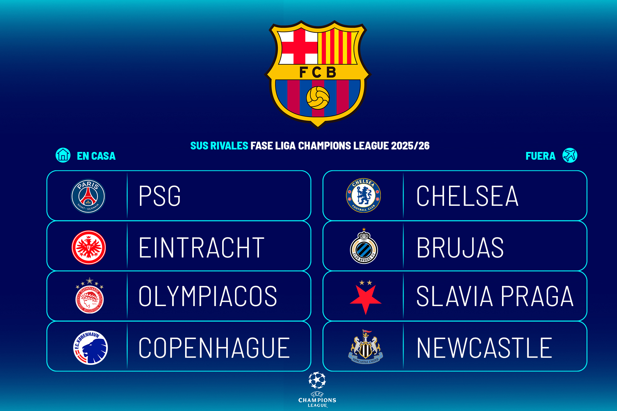 Rivales del Barcelona