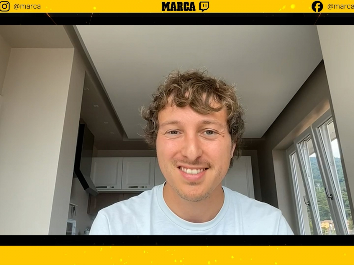 Matteo Moretto, nel marchio di trasferimento.