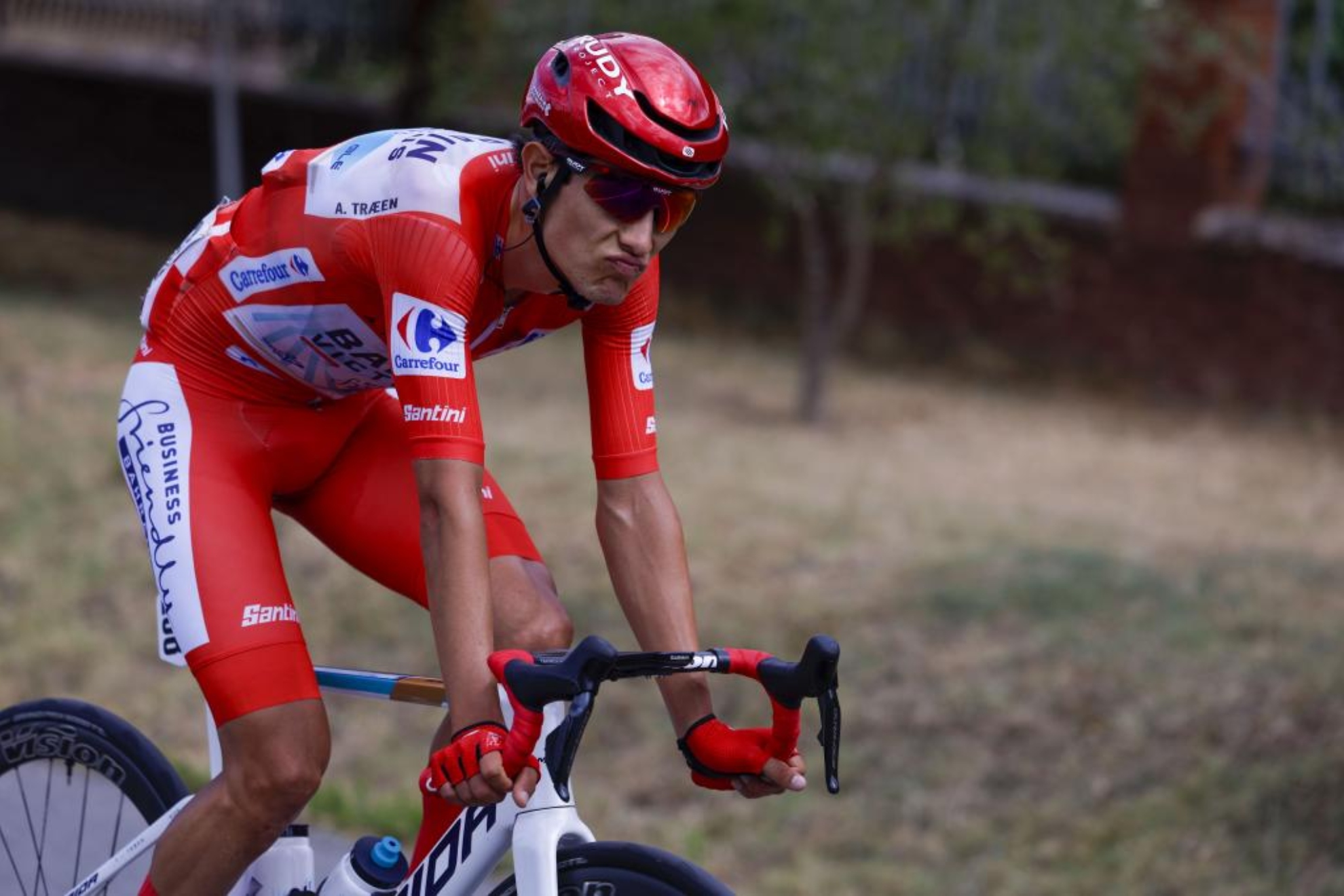 Torstein Træen, todavía líder de la Vuelta a España.