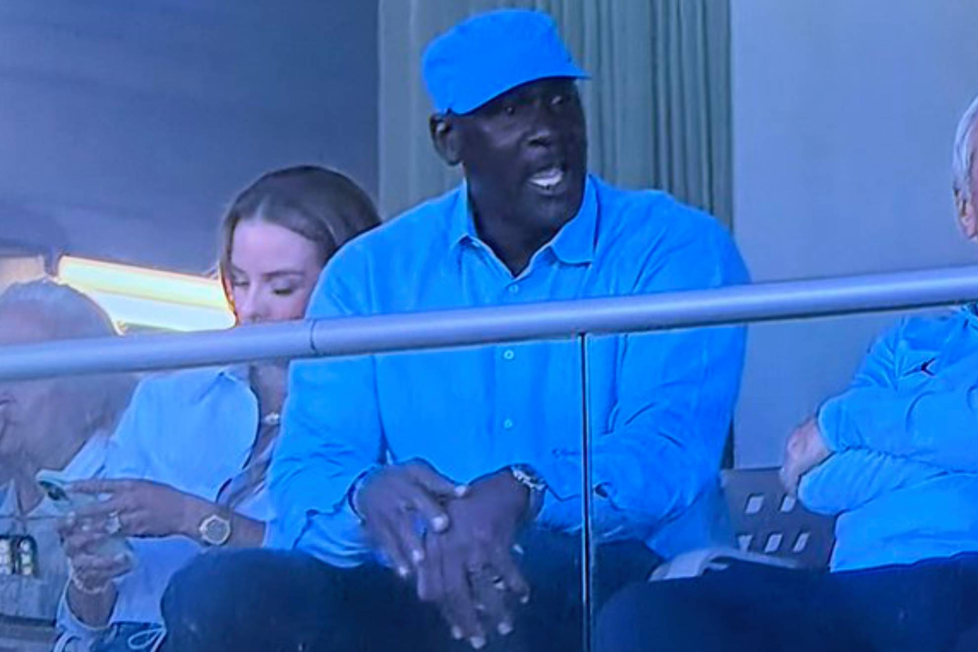 Michael Jordan and NFL legends, present at Bill Belichick's debut with Carolina