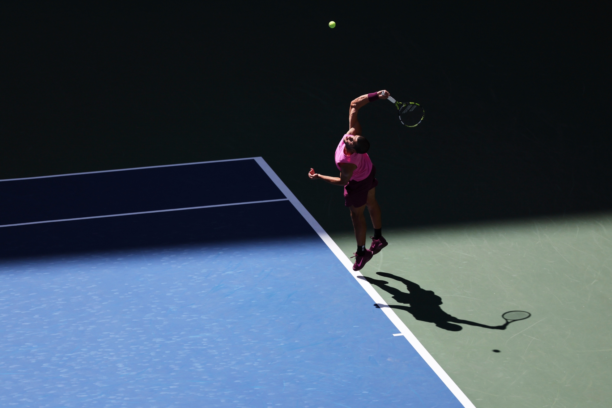 Carlos Alcaraz, durante el US Open.