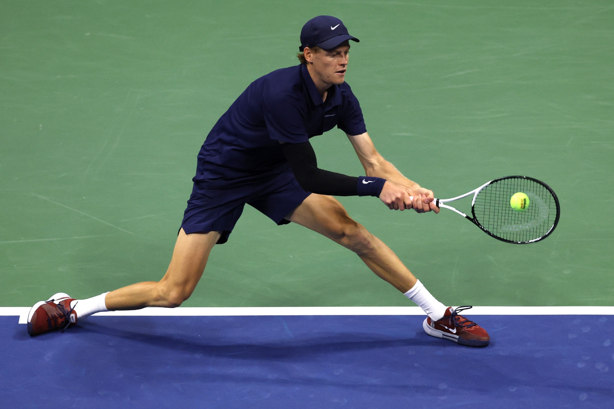 Jannik Sinner, en los octavos del US Open.